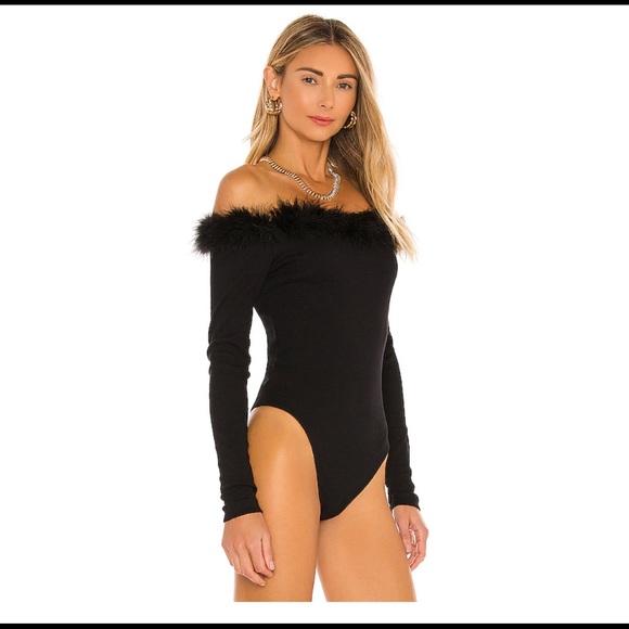 Miranda Feather Bodysuit in Black
OW Intimates - Picture 3 of 9